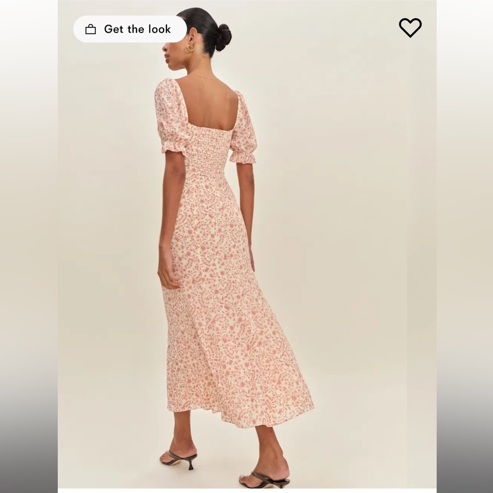Reformation Gloria Dress Pink - Size 6 - Picture 4 of 4